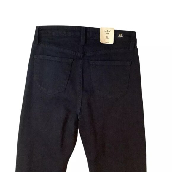 NWT LTJ Letter to Juliet Venice Jeans Womens Size 25 Black High-Rise Distressed - Picture 3 of 11